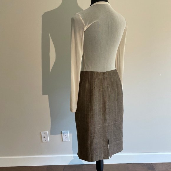 Simon Chang Pin Stripe Pencil Skirt Smart - Picture 7 of 11